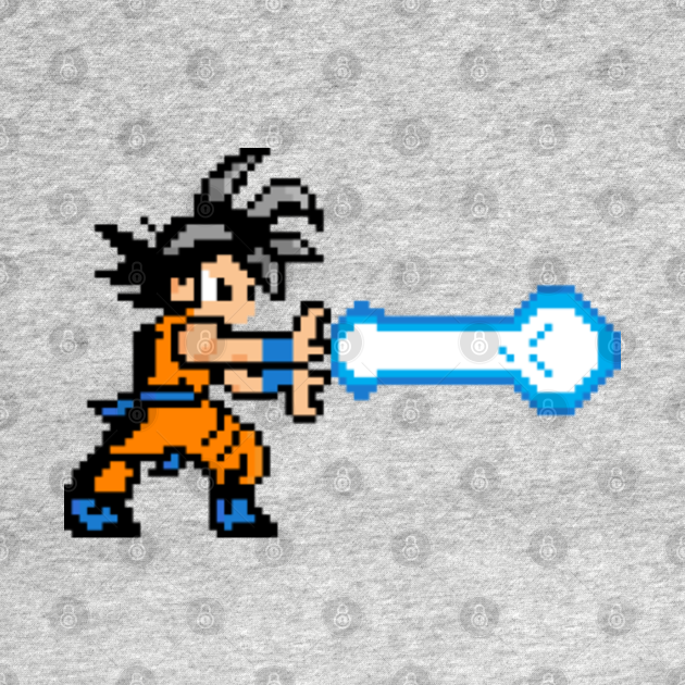 Goku Kamehameha Pixel Art - Goku Pixel Art - Débardeur | TeePublic FR